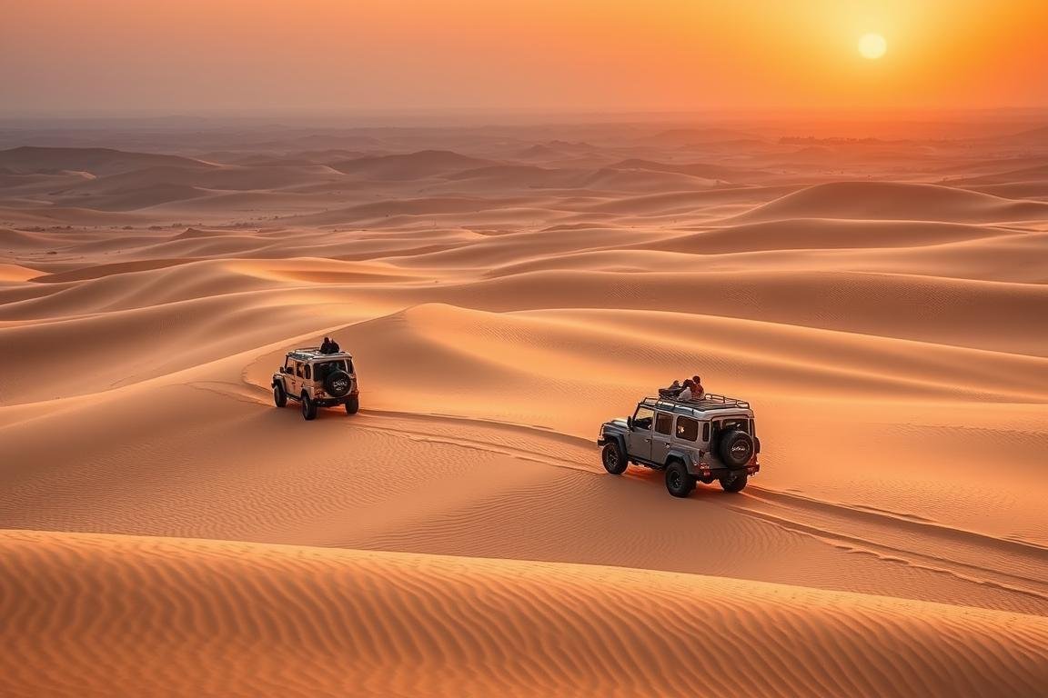 Desert safari experience in Dubai