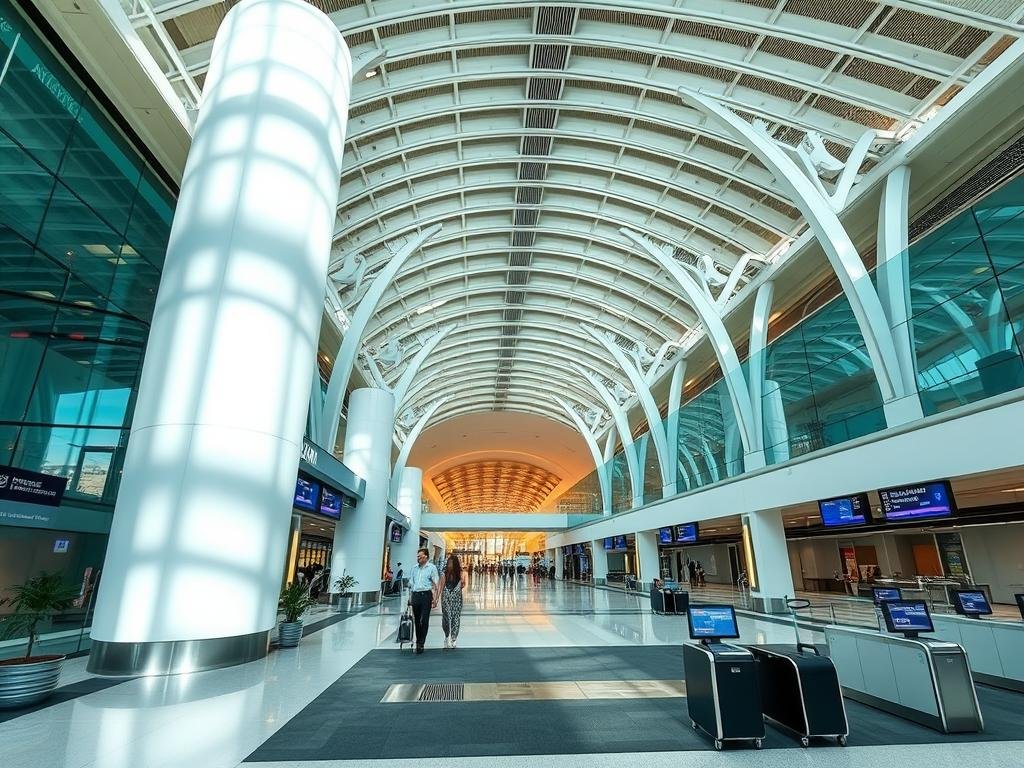 Dubai International Airport arrival area