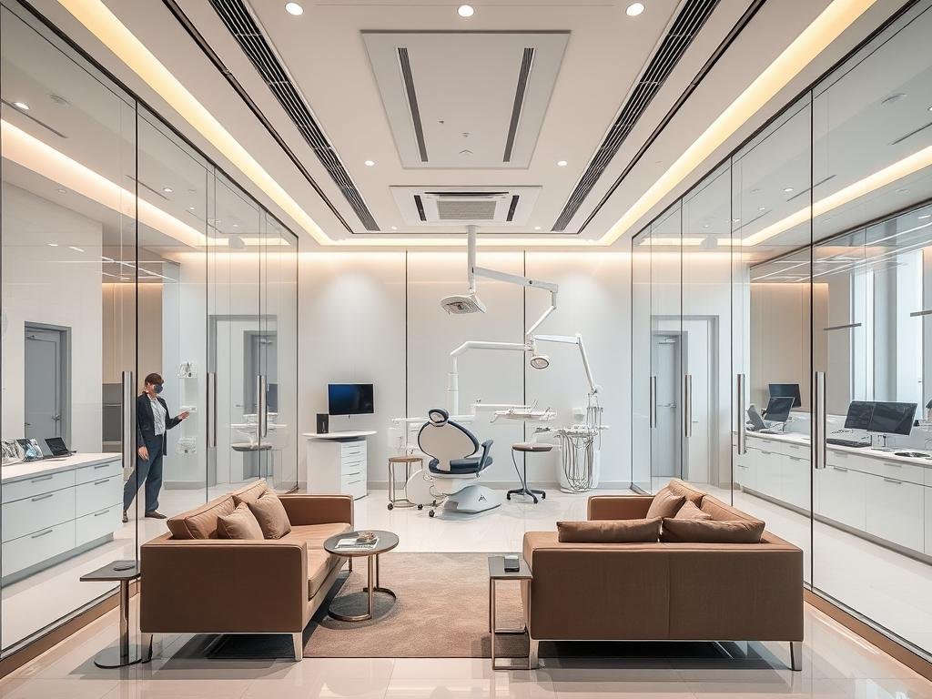 Modern dental clinic in Dubai with advanced technology